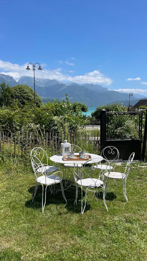 Le Chalet De La Plage Sévrier Exteriör bild